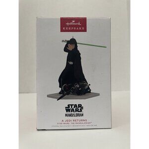 Hallmark Keepsake Ornament 2022 Star Wars The Mandalorian A Jedi Returns